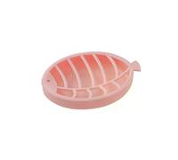 Porte-savon en forme de poisson - boîte à savon en plastique double couche, 10 pièces