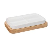 Porte Savon en Résine Natureo 13cm Blanc