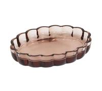 Porte-Savon en Verre Floréa 13cm Ambre