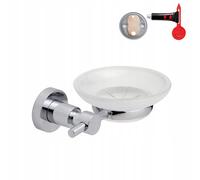 tesa LOXX Seifenhalter inkl. Kleber silber