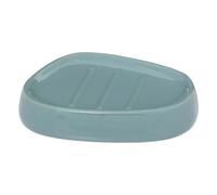 Porte Savon Galet 12cm Bleu Arctique