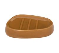 Porte Savon Galet 12cm Marron Tabac