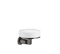 Porte-savon Gessi Inciso blanc mat pour montage mural, 58501706, Couleur: Métal noir PVD