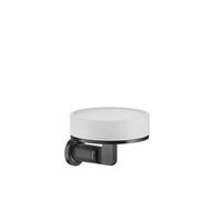 Porte-savon Gessi Inciso blanc mat pour montage mural, 58501707, Couleur: Métal noir brossé PVD