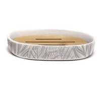 Porte Savon Imprimé Amber 12cm Gris