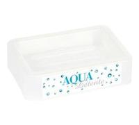 Porte Savon Imprimé Aquaria 12cm Blanc