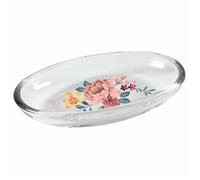 Porte Savon Imprimé Jayana 15cm Transparent