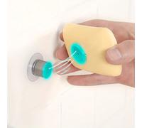 Porte-savon magnétique facile à installer - sans perçage, support mural à ventouse pour douche et cuisine, conception à drainage rapide en acier inoxydable ne rouille pas. Décoration de salle de bain,