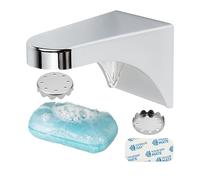 Porte-Savon magnétique, kit de 1, 2 x plaques et 1 x Autocollants de Remplacement, Porte-Savon magnétique, Stable et Robuste pour Tout Savon jusqu'à 150 grammes, soap Holder, Porte-Savon magnétique