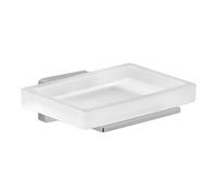 Porte savon cromall verre 11,5x10x3,8 cm réf 44111300200
