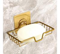 Porte-savon mural en acier inoxydable pour salle de bain, support de savon sans perçage nécessaire, décoration de salle de bain, décoration d'automne, rentrée des classes Taille UniqueUnicoloreAcier i