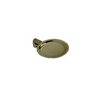 Porte savon mural en laiton hashi or brosse - CRISTINA ONDYNA SHHS09M96P