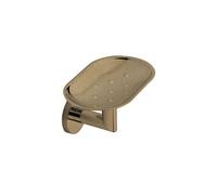 Porte savon mural en laiton medea or rose brosse - CRISTINA ONDYNA SHME09M34P
