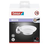 tesa Porte-savon mural Moon chrome-blanc 40310-00000-00