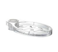 Porte-Savon Polyvalent boîte à Savon en Plastique Transparent Barre de Levage de Rangement de Installation Facile Salle de Bain Plat de Rangement Plateau en Plastique