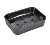 Porte Savon Soft Touch Vitamine II 12cm Noir