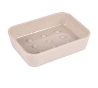Porte Savon Soft Touch Vitamine II 12cm Taupe