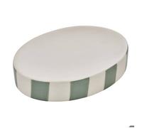 Porte-savon Strio rayures vert céladon H3cm - 5 five simply smart