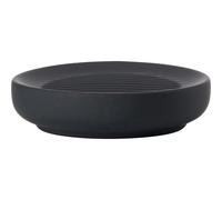 Porte-savon UME 12 cm, noir, céramique, Zone Denmark