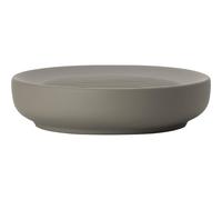 Porte-savon UME 12 cm, taupe, céramique, Zone Denmark