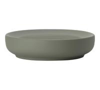 Porte-savon UME 12 cm, vert olive, céramique, Zone Danemark