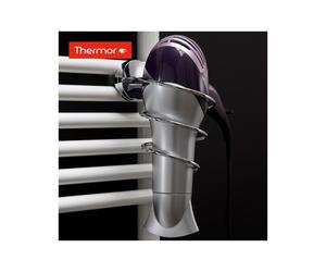 Porte sèche-cheveux à accrocher sur sèche-serviettes chromé - Thermor 498015
