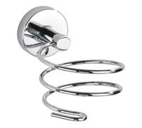 Porte sèche-cheveux mural - Capri - Zinc - Fixation Vacuum-Loc WENKO