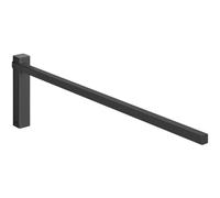 Porte-serviette CARVO 44 cm, noir, acier inoxydable, Zack