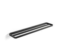 Zone Denmark Porte-serviette double RIM 12x70 cm Noir