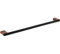 Porte-serviette GALLA en laiton noir et doré 60 x6 x2 cm