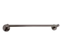 Porte-serviette mural COLORADO en laiton métal gris brossé 64,3cm