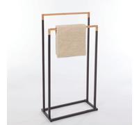 Porte serviette noir mat - Msv - 40.07652 - chic