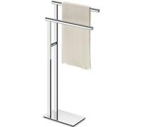 Porte-serviette sur pied SCALA 80 x 40 cm, double, brillant, acier inoxydable, Zack