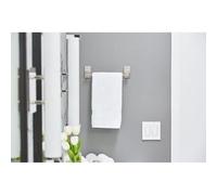 Porte-Serviettes 1 Barre Fixe Nickel Satiné