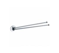 Porte-serviettes 2 barres mobiles - en acier chromé - diamètre 12 mm PELLET ASC