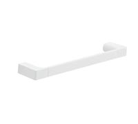 PORTE-SERVIETTES 35 CM BLANC MAT LAITON CHROMÉ - FIXATION AVEC VIS INCLUSES -GIACINTOGIACINTO