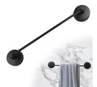 Porte-serviettes à ventouse de 43 cm, acier inoxydable 304, crochets à ventouse, boutons à ventouse, porte-serviettes de bain sans perçage, étanche, barre porte-serviettes de salle de bain à ventouse 