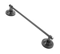 Porte-Serviettes à Ventouse Mural en Alliage D'aluminium 40cm | Barre Simple, Fixation sans Perçage, Maintien Ferme et Stable, pour Salle de Bain et Bain