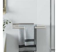 vidaXL Porte-serviettes Argent 40 x 9 x 4 cm Acier inoxydable
