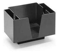 Porte serviettes avec 3 compartiments Bar up Noir 193x143x(H)136 mm Hendi 6