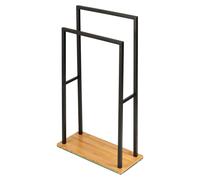Porte-serviettes Bambusa, 46 x 80 x 20 cm, noir