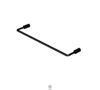 Porte-serviettes burgbad Eqio, noir mat, HHAI030