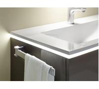 Porte-serviettes burgbad Eqio, pivotant, chrome, HHAF003