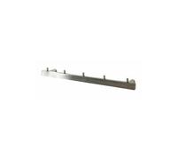 Porte-serviettes coloris acier inox - Dim : L 46 x P 6 x H 4 cm --