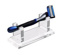 Porte-Serviettes de Douche - Support Horizontal Rasage | Base Anti-scrupule Organisateur Espace Acrylique pour Vanity Salle de Bains Compteur Barbe Homme Toilettes, Transparent, riferimento Alla