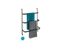 - Porte-serviettes de porte design Irpinia - L. 54 x H. 77 cm - Noir - Irpinia