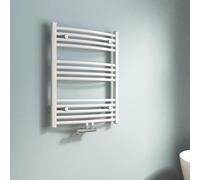 Porte-serviettes de radiateur 75 x 60 cm, blanc, salle de bains