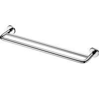 Porte-serviettes Delabie 2 barres D20 L600mm,inox hgl.pol.