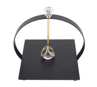 Porte-serviettes, distributeur de serviettes de table en fer avec tige de traction centrale, support de serviette vertical, porte-serviettes autoportant pour table à manger, (Noire)