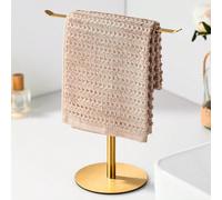 Porte-serviettes doré, porte-serviettes de salle de bain en forme de T, porte-serviettes de cuisine, rendre le rangement des serviettes plus simple et pratique Taille UniqueAcier inoxydable